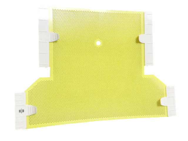 Positionner le positionnement du masque thermoplastique jaune insipide positionnement et fixation pour la radiothérapie