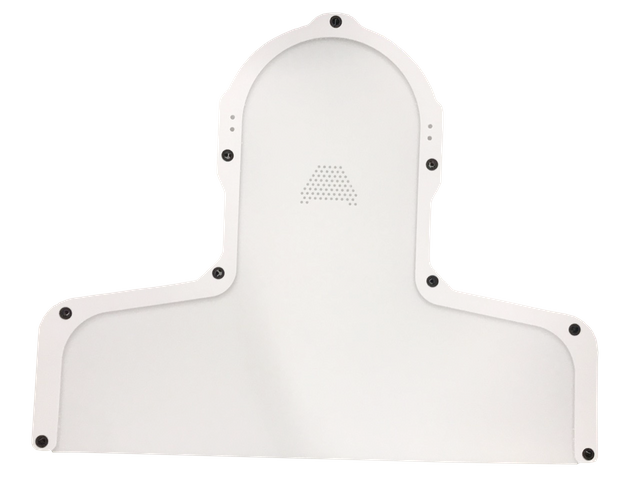 Position du masque thermoplastique de radiothérapie IMRT non collante