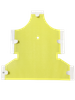 Position ne rétrécir pas le positionnement du masque thermoplastique jaune et la fixation pour la radiothérapie