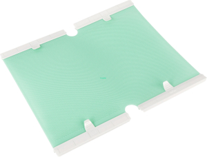 Pédiatrie à basse température thermoplastique orthotique verte