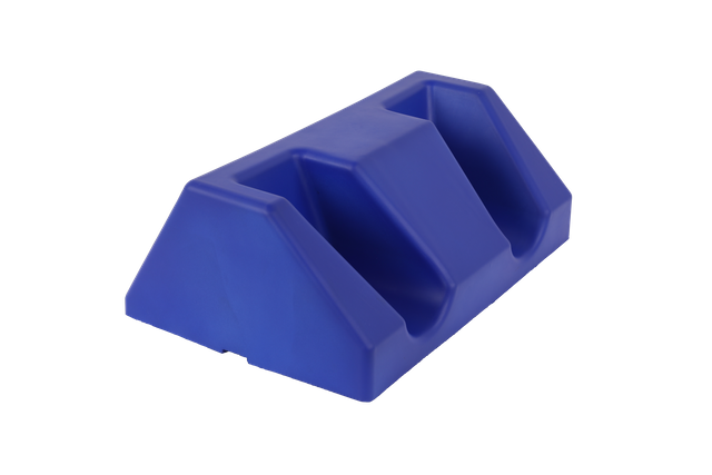 Positionnement du coussin bleu premium pour la fixation