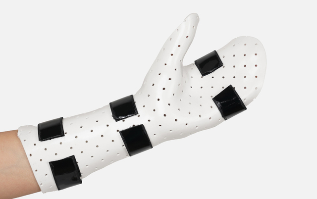Vente à chaud Thermoplastique orthique, anti-doigté Thermoplastique orthotique blanc marine pour le pouce
